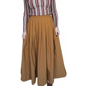 NEW HEYSON hazel midi skirt in hazelnut